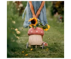 Niños Olli Ella Carrito Ratán Mushroom Luggy Mask