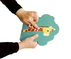 Niños Janod Cartas Táctiles Sabana