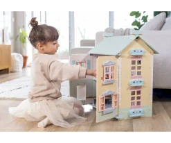 Niños Bubblat Kids Casa de Muñecas Spring Cottage Amueblada