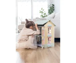 Niños Bubblat Kids Casa de Muñecas Spring Cottage Amueblada