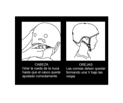 Niños Micro Casco Cohete Talla S