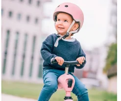 Niños Scoot and Ride Casco Medium Rose