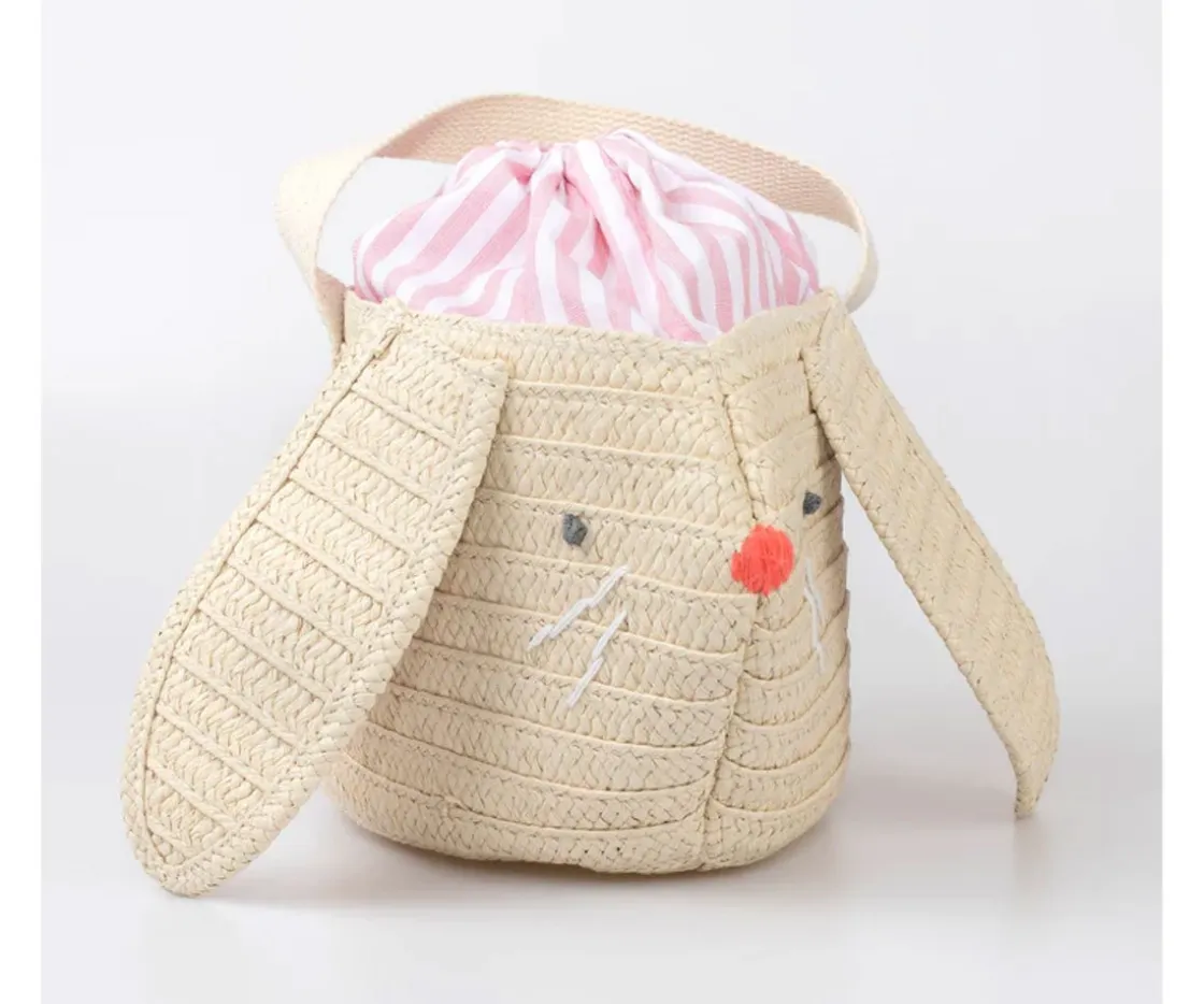 Meri Meri Cesta Bunny Stripy^Niños Bolsos