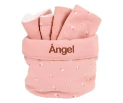 Cristina de Jos'h Cesta con Secababitas Petite Fleur Rose Personalizable^ Secababitas