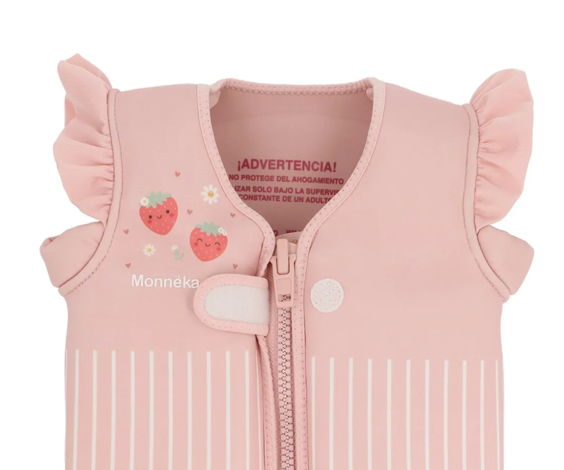 Monnëka Chaleco Flotador Aprendizaje Strawberries^Niños Chaleco Flotador Para Niños Y Bebes