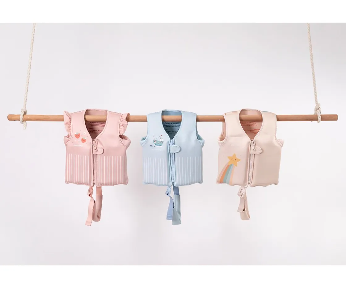 Monnëka Chaleco Flotador Aprendizaje Strawberries^Niños Chaleco Flotador Para Niños Y Bebes