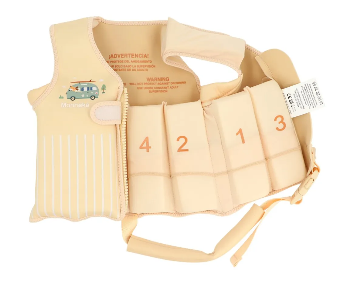 Monnëka Chaleco Flotador Aprendizaje Surf Van^Niños Chaleco Flotador Para Niños Y Bebes