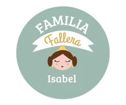 Tutete Chapa Personalizada Mamá Familia Fallera^ Chapas Personalizadas