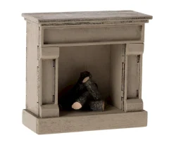 Maileg Chimenea Ratón Off White^Niños Casa De Muñecas De Madera