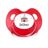 Tutete Retro Chupete Personalizado Retro Rojo Circo