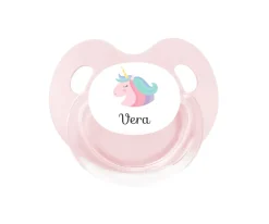 Tutete Retro Chupete Personalizado Retro Rosa Unicornio^ Colecciones Vuelta Al Cole