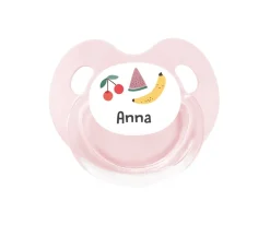Tutete Retro Chupete Personalizado Retro Rosa Fruits