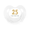 Tutete Retro Chupete Retro Blanco 25 fum, fum, fum^ Chupetes Navidad