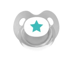 Tutete Retro Chupete Retro Gris Estrella Verde^ Chupetes Con Diseños