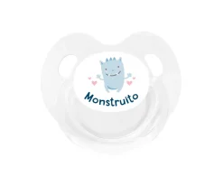 Tutete Retro Chupete Retro Transparente Monstruito