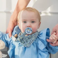 Bibs Liberty Chupetero Chamomile Lawn Baby Blue^ Chupeteros