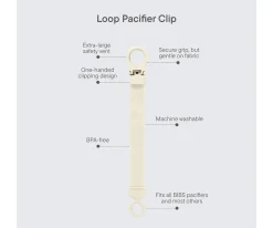 BIBS Chupetero Loop Cip Ivory^ Chupeteros