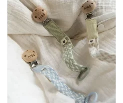 BIBS Chupetero Trenzado Cloud/Iron^ Chupeteros