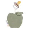 Niños Little Dutch Chupetero Muselina Manzana Pure olive