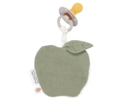 Niños Little Dutch Chupetero Muselina Manzana Pure olive