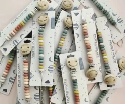 The Cotton Cloud Chupetero Silicona Bonbon Rainbow^ Chupeteros