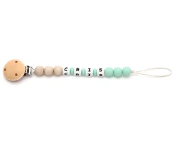 Mami Me Mima Chupetero Silicona Personalizado Eco Menta^ Chupeteros