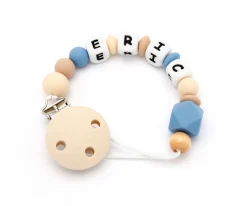 Tutete Chupetero Silicona Personalizado Natural Sapphire^ Chupeteros