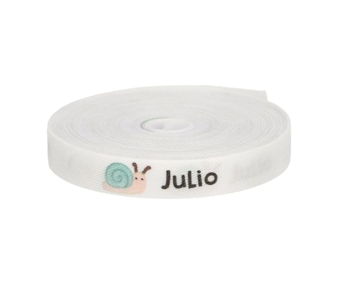 Tutete Cinta Marca Prendas Personalizada Caracol