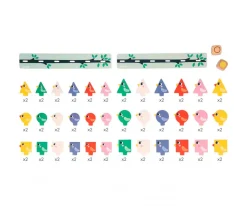 Janod Clasificación de Formas,Tamaños y Colores Pájaros^Niños Juguetes Niños 3 Años