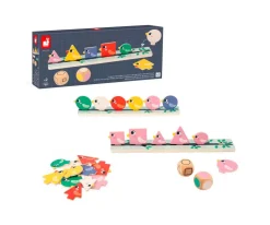 Janod Clasificación de Formas,Tamaños y Colores Pájaros^Niños Juguetes Niños 3 Años