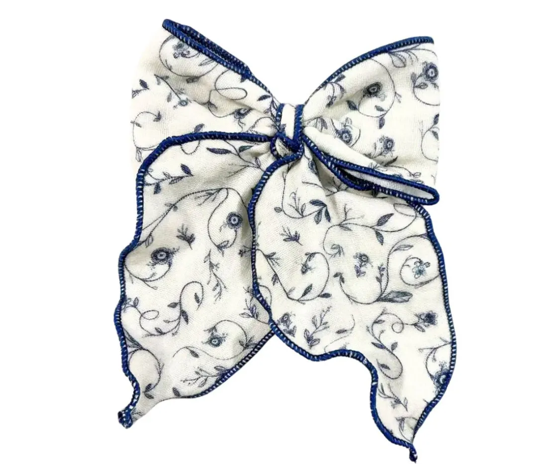 Grech & Co Clip de Pelo con Lazo Grande Scandi Floral^ Accesorios De Pelo