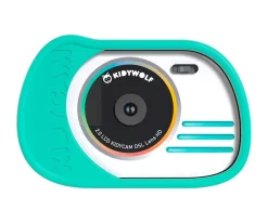 Niños Kidywolf Cámara Digital Impermeable para Niños Kidycam Cian