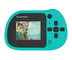 Niños Kidywolf Cámara Digital Impermeable para Niños Kidycam Cian