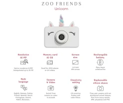Niños The Zoofamily Cámara Digital Zoo Friends Unicornio