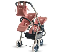 Así Coche Gemelar Martina^Niños Carritos Muñecas