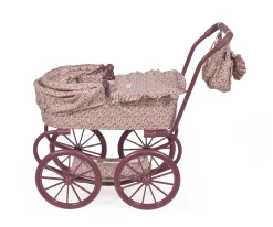 Niños Pasito a Pasito Cochecito Cuco Ruedas Grandes Cherry Flores para Muñecas