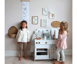 Niños Cam Cam Cocina de Madera Classic Blanca