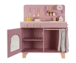 Little Dutch Cocina de Madera Rosa FSC^Niños Cocinitas De Juguete