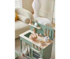 Niños Bubblat Kids Cocina de Madera Sweden Vintage con Accesorios