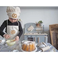 JaBaDaBaDo AB Cocina Gris con Olla y Sartén^Niños Cocinitas De Juguete