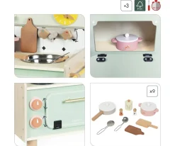 Niños Janod Cocina Pequeña Abuelita Alegre