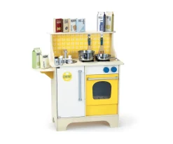 Niños Vilac Cocinita de Madera Mostaza