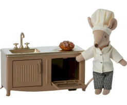 Maileg Cocinita Light Brown^Niños Casa De Muñecas De Madera
