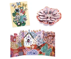 Niños Djeco Cofre Multiactividades Creativas de Papel Flower