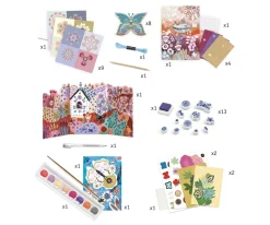 Niños Djeco Cofre Multiactividades Creativas de Papel Flower