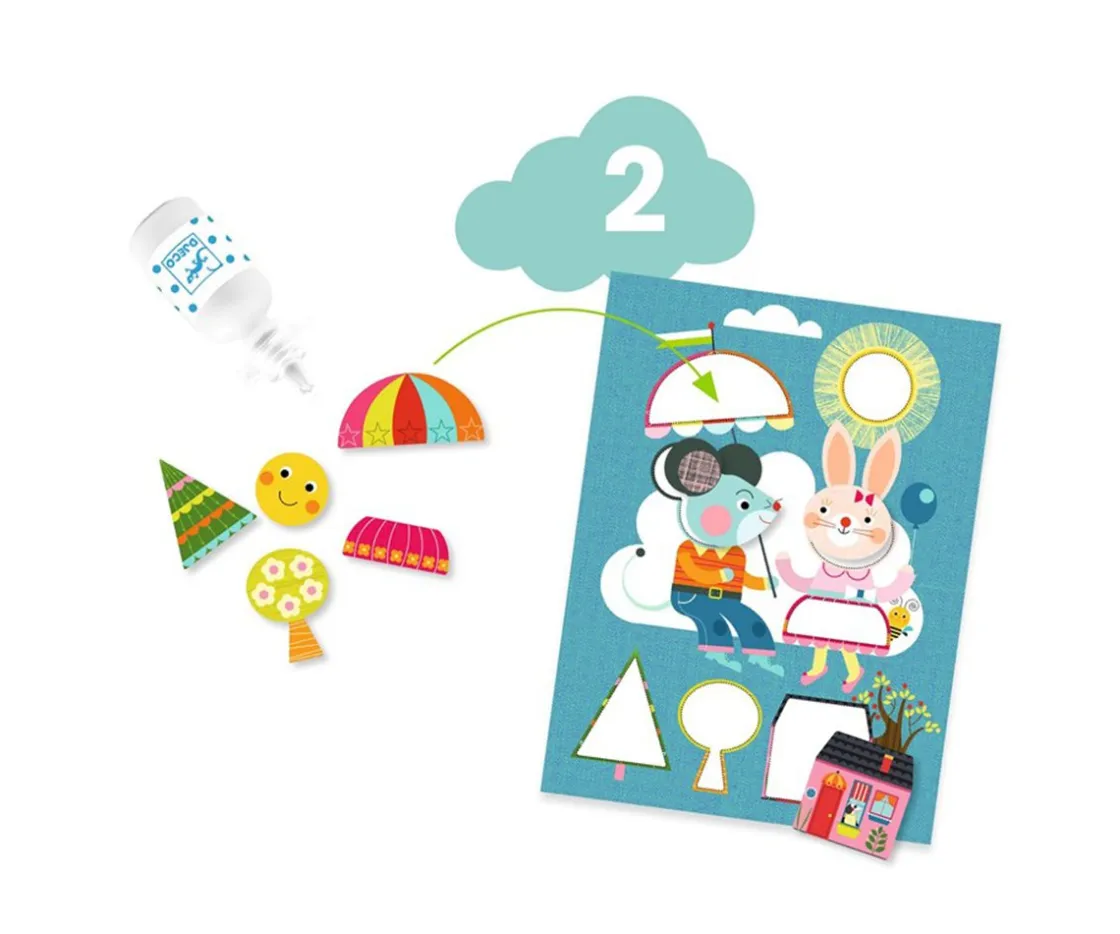 Niños Djeco Cofre Multiactividades EL Gato y Sus Amigos