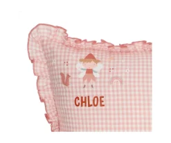 Tutete Textil Cojín con Volantes Vichy Wild Fairies Personalizado