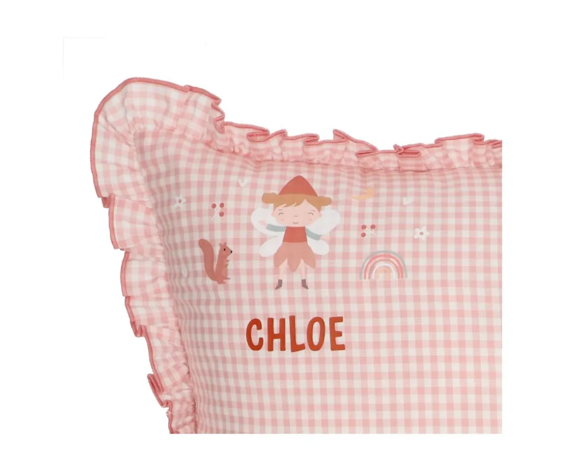 Tutete Textil Cojín con Volantes Vichy Wild Fairies Personalizado