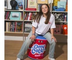 Omy Cojín Hinchable Cola^ Cojines Infantiles