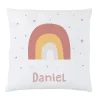Tutete Cojín Personalizado Arcoíris Rosa